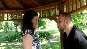 8th Street Latinas - Latina April Touch sensual kissing