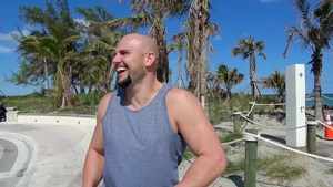 Public Pickups: Couple Kendra Heart POV blowjob in public