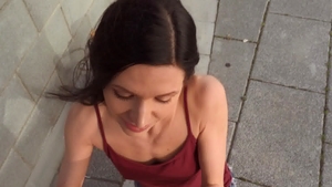 PublicPickups: Arian Joy gets cum in her pussy