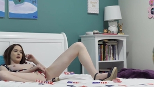 SpyFam.com: Fucking alongside stepsister Hazel Moore