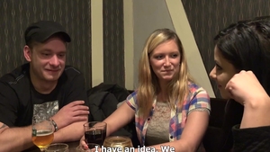 CzechCOUPLES.com: Czech pussy licking in public