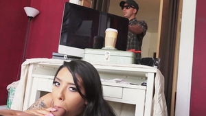 Latina Sex Tapes - Dirty Lucia Lace flashing sex scene