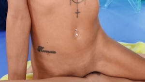 Hot and Mean - Azul Hermosa wearing bikini expose natural tits