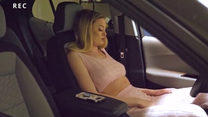SpyFam: Amber Moore masturbation in car