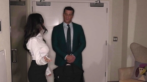 NewSensations.com - Brunette fucks with big cock boss