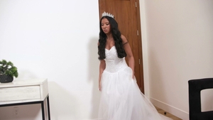 Raw Interracial Blowjob For Stressed Bride